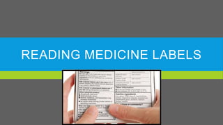 Reading Labels Effectively Lesson 6 importance of reading product labels | PDF