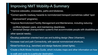 Lesson 6- Planning and Design for NMT for planners engineers and ...