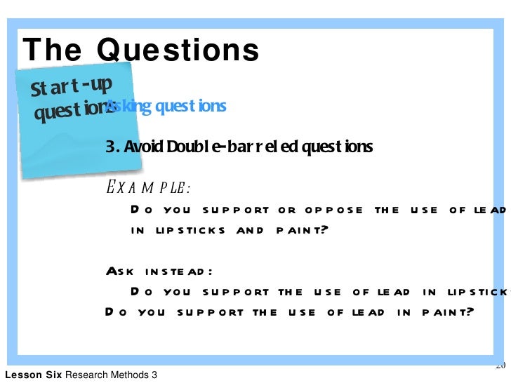 Lesson 6 Primary Research Methods 2