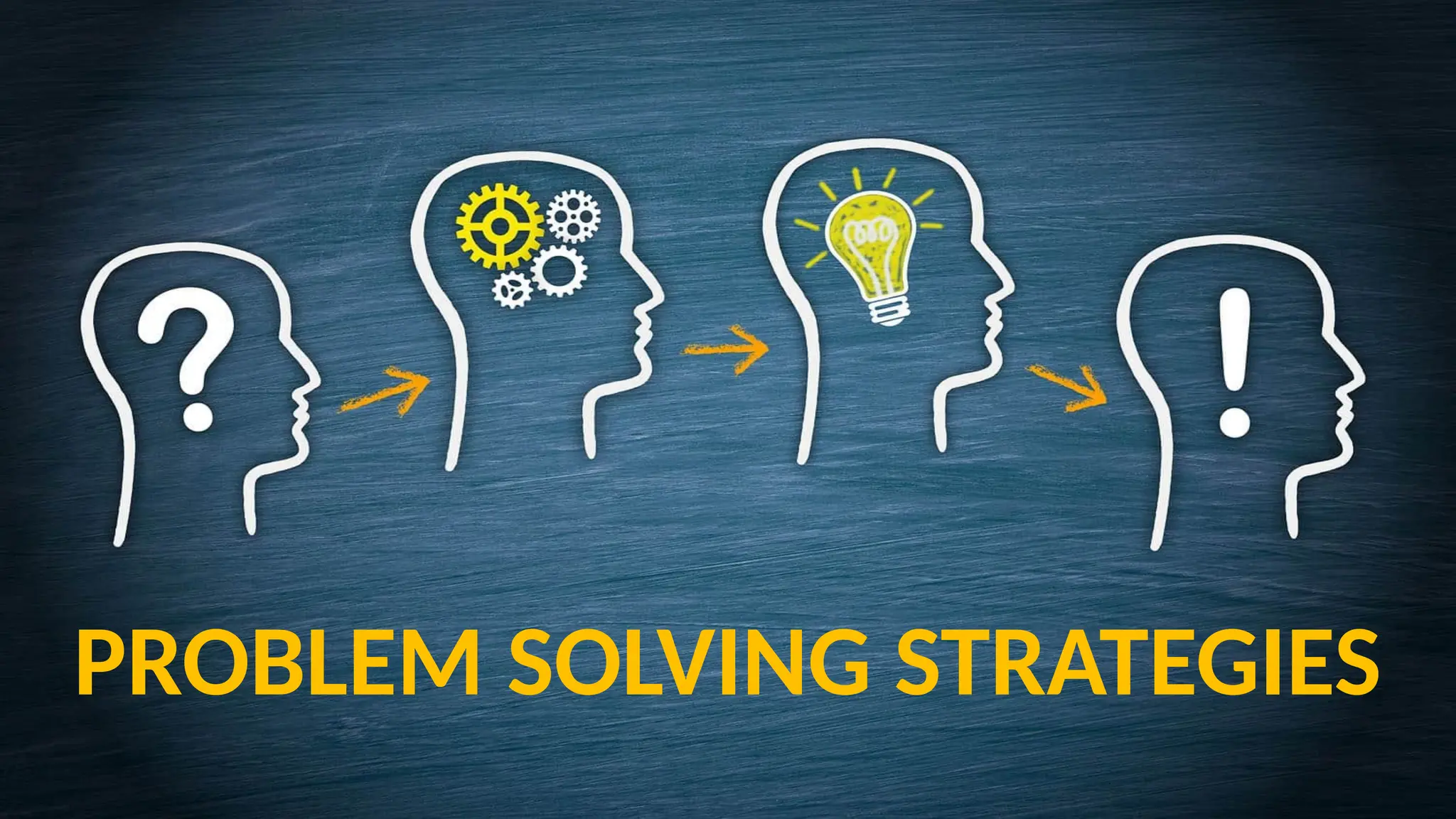 PROBLEM SOLVING STRATEGIES
 