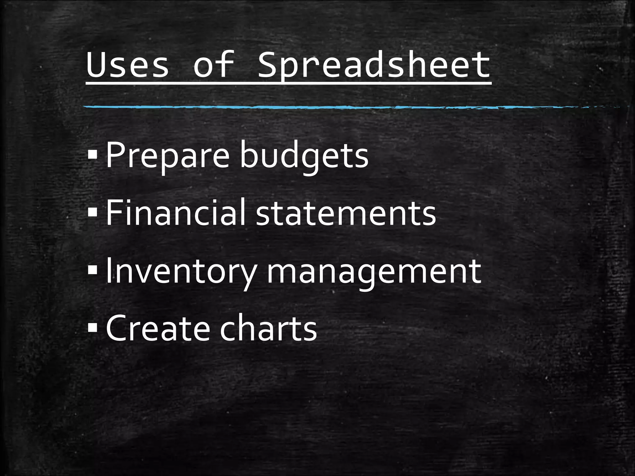 spreadsheet.ppt