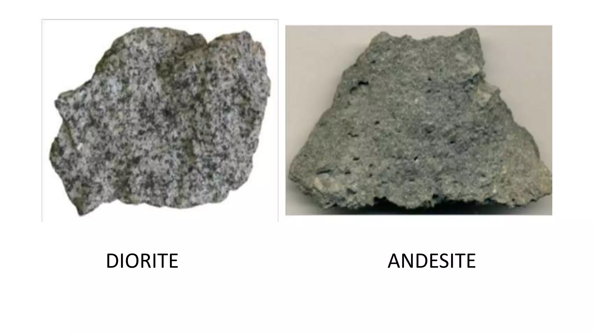 DIORITE ANDESITE
 