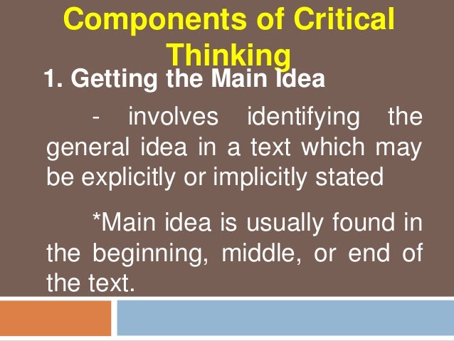 reading activities that involve critical thinking During or after reading/teaching activities, or other writing or cue questions based on bloom’s taxonomy of critical thinking. reading activities that involve critical thinking During or after reading/teaching activities, or other writing or cue questions based on bloom’s taxonomy of critical thinking.