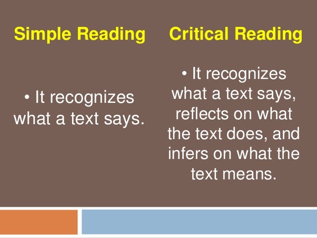 Critical reading strategies image