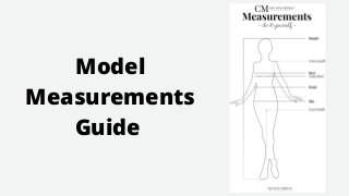 Hannah Noelle Models | How to take digitals and measurement for ...