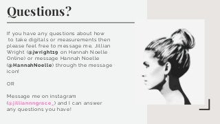 Hannah Noelle Models | How to take digitals and measurement for