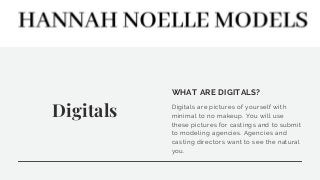 Hannah Noelle Models | How to take digitals and measurement for