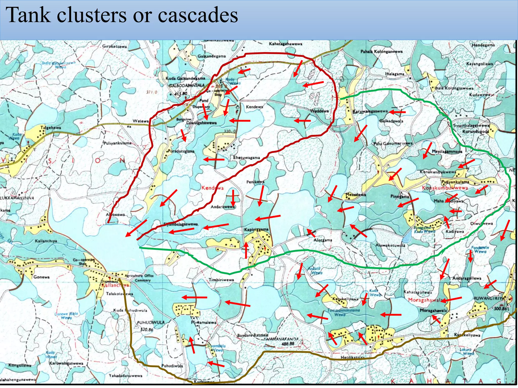 Tank clusters or cascades
 