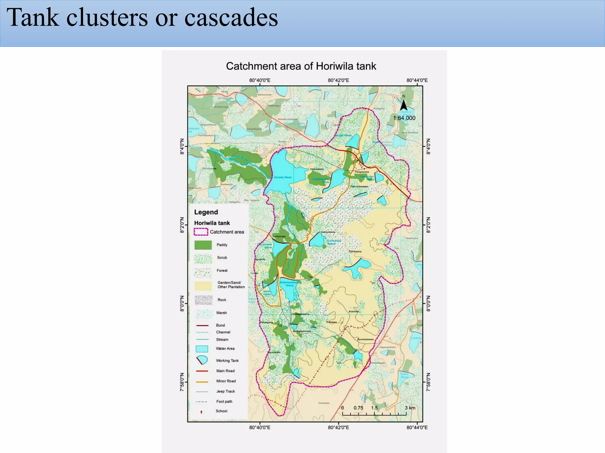 Tank clusters or cascades
 