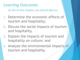 Lesson 6 The Impacts of Tourism and Hospitality (2 Weeks).pptx