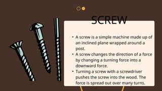 Lesson 6_Types of Simple Machine and its uses | PPTX