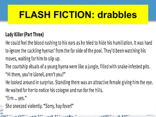 FLASH FICTION: drabbles
 