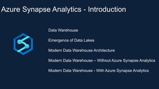introduction to azure synapse analytics. | PDF