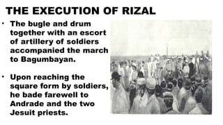 RIZAL'S LIFE: EXILE, TRIAL, AND DEATH PART 2 | PPTX