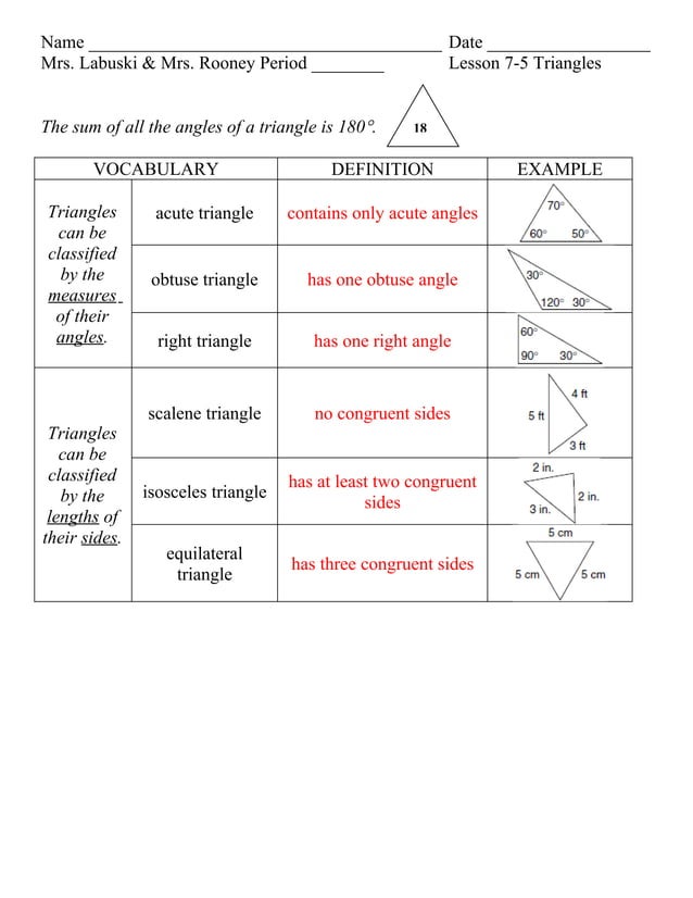 Lesson 7 5 triangles | DOC