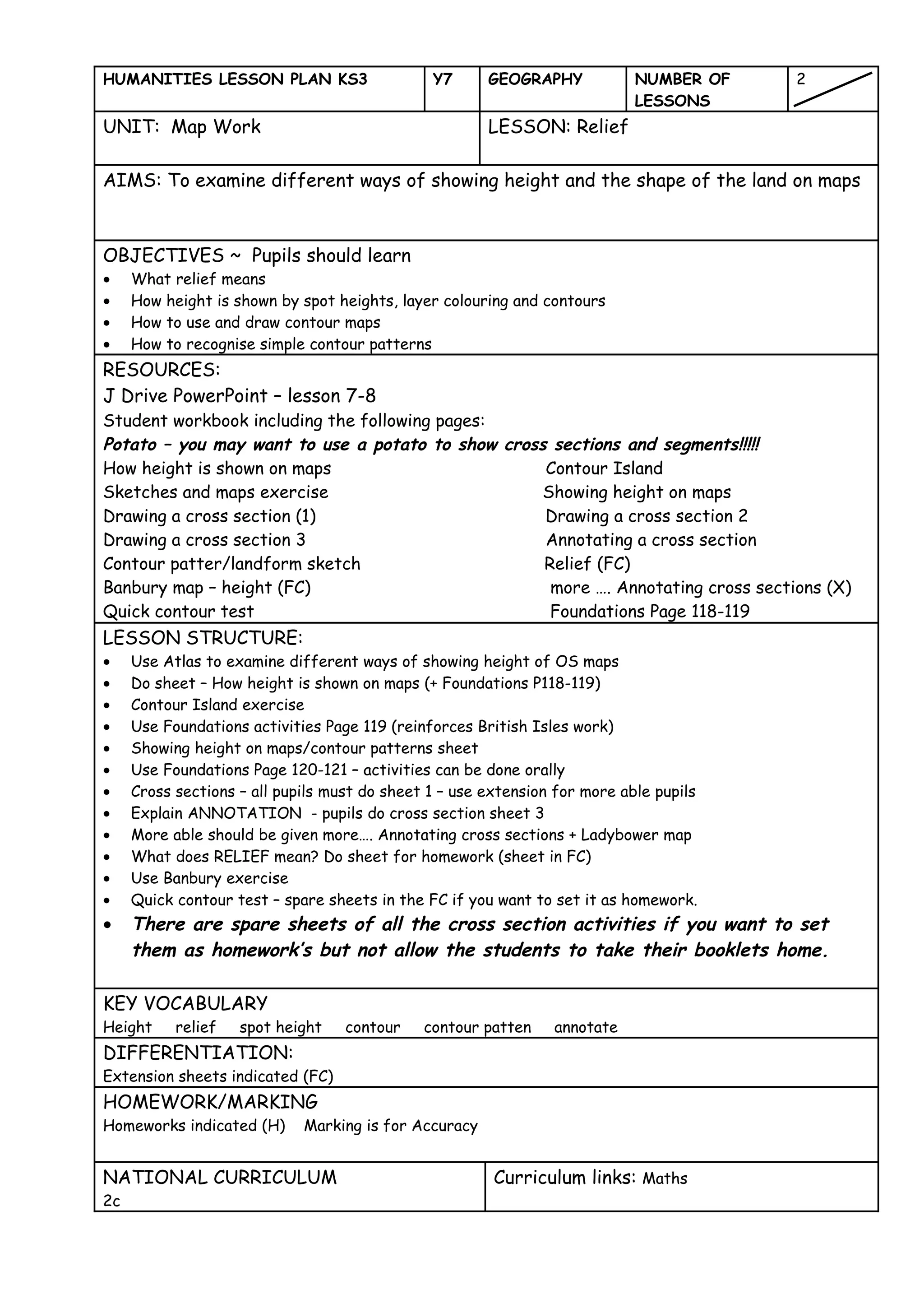 Lesson 7 8 Map skills | DOC