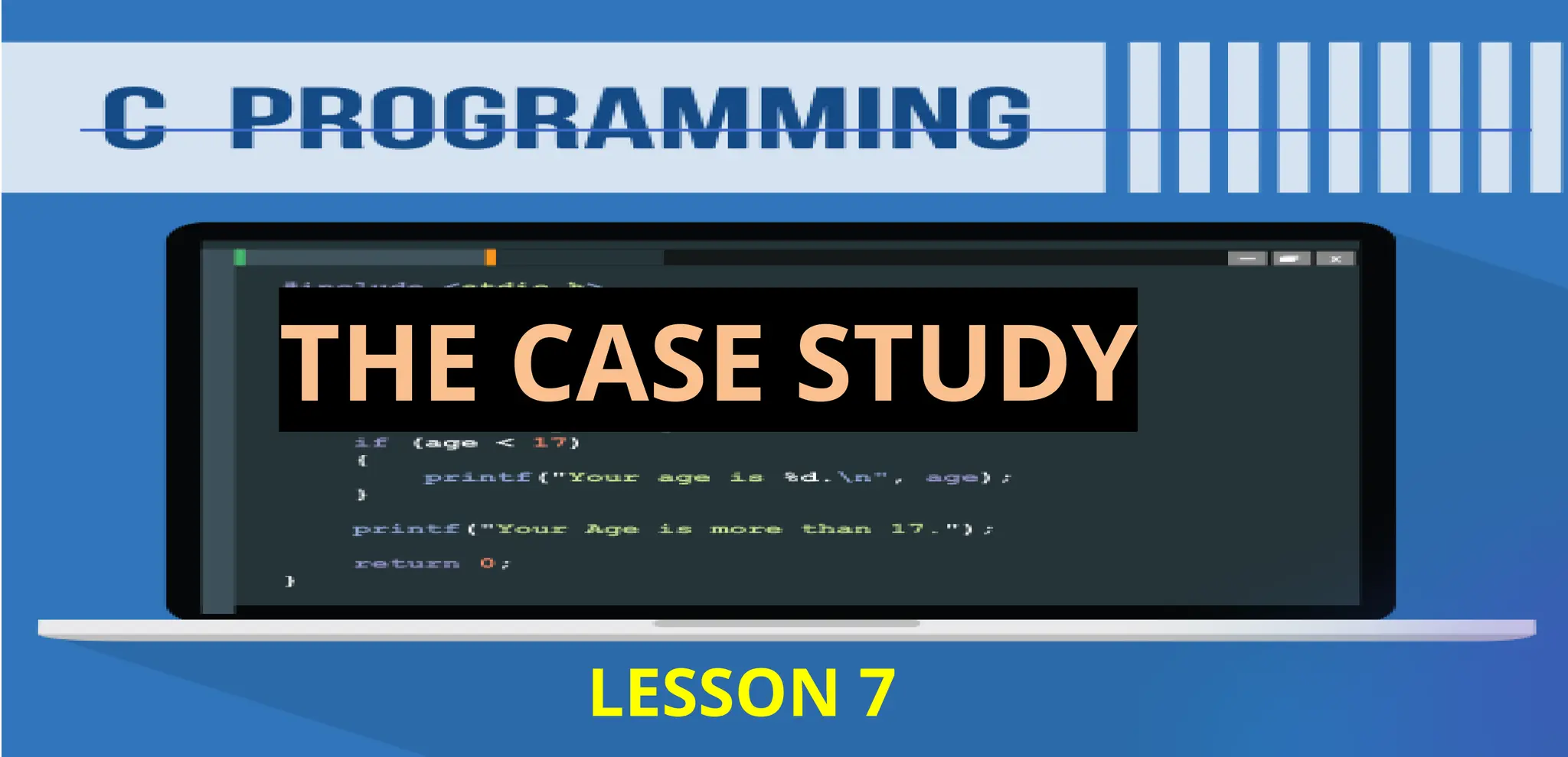 LESSON 7
THE CASE STUDY
 