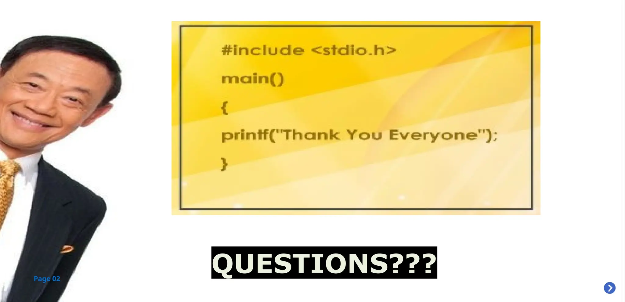 Page 02
QUESTIONS???
 