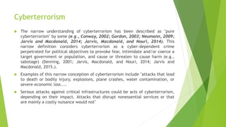 Lesson7-Hacktivism, Terrorism, Espionage, Disinformation Campaigns and ...