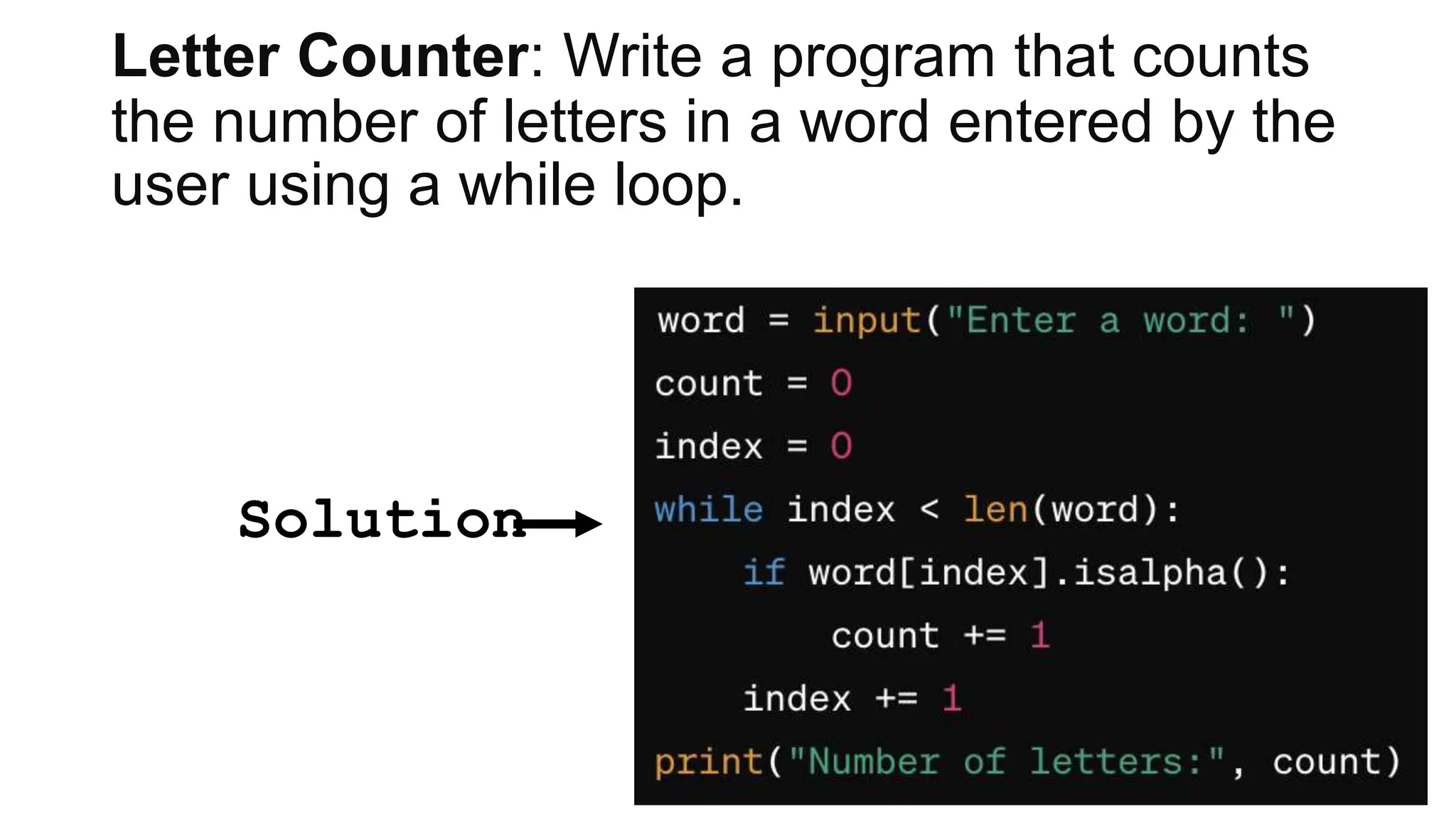 loops in Python with examples and different problems | PPT