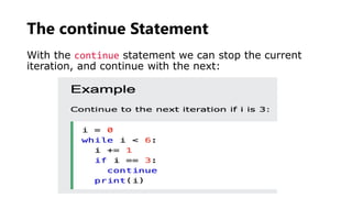 loops in Python with examples and different problems | PPTX ...