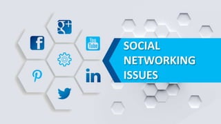 SOCIAL
NETWORKING
ISSUES
 