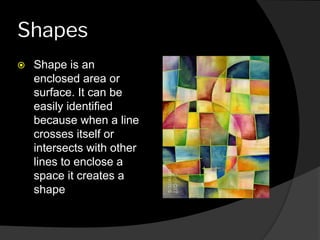 Example Of Shape Visual Element Lesson 7 - Visual Elements of Art.pptx.pdf