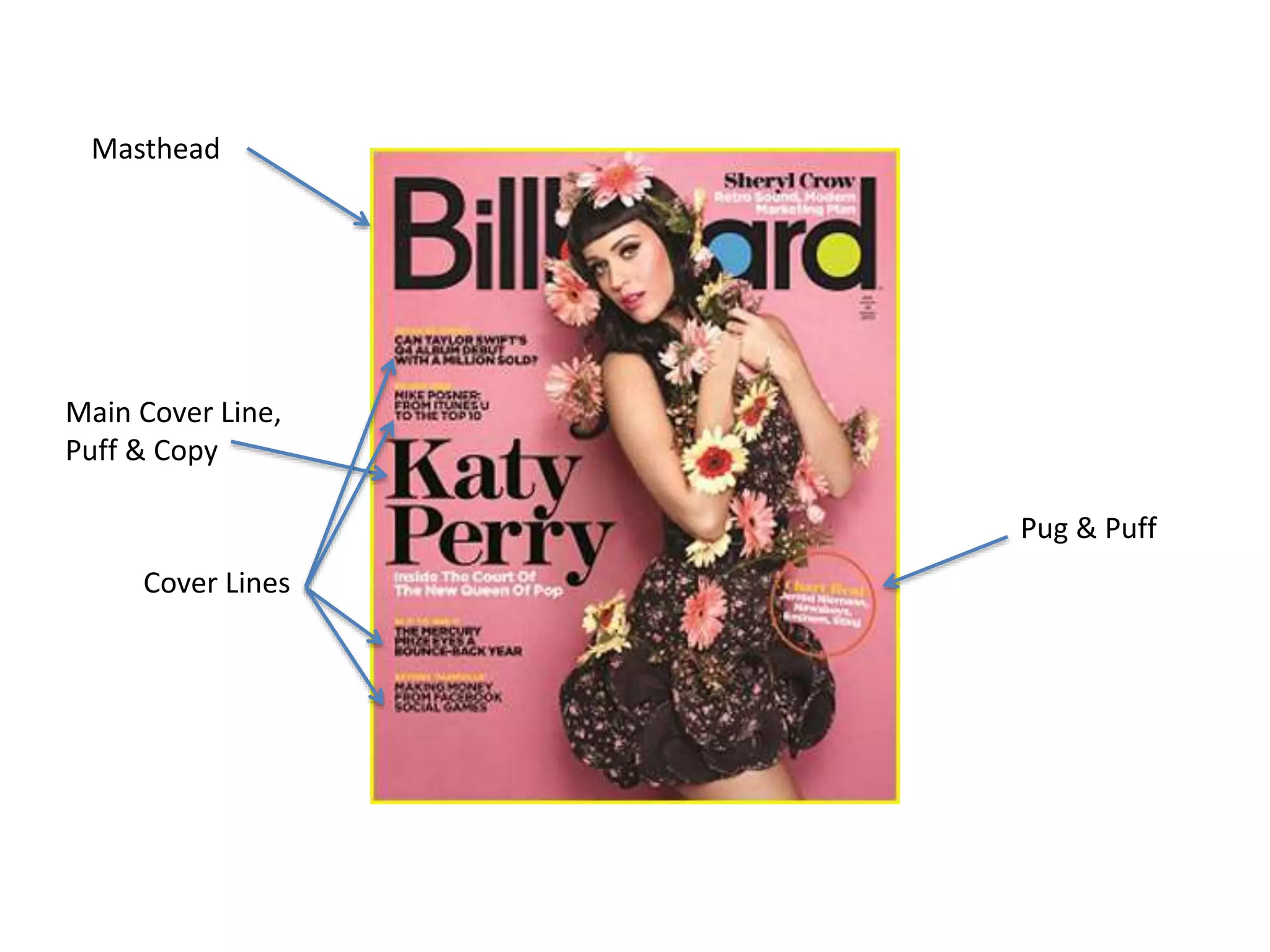 Masthead
Pug & Puff
Main Cover Line,
Puff & Copy
Cover Lines
 