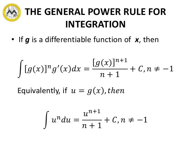 lesson 7 antidifferentiation generalized power formula intergral power