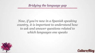 What you already know!
Hi! My name is Mark
¡Hola! Mi nombre es Mark
 