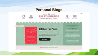 Personal Blogs
 