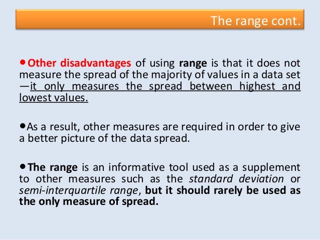 measures of dispersio measures of dispersio