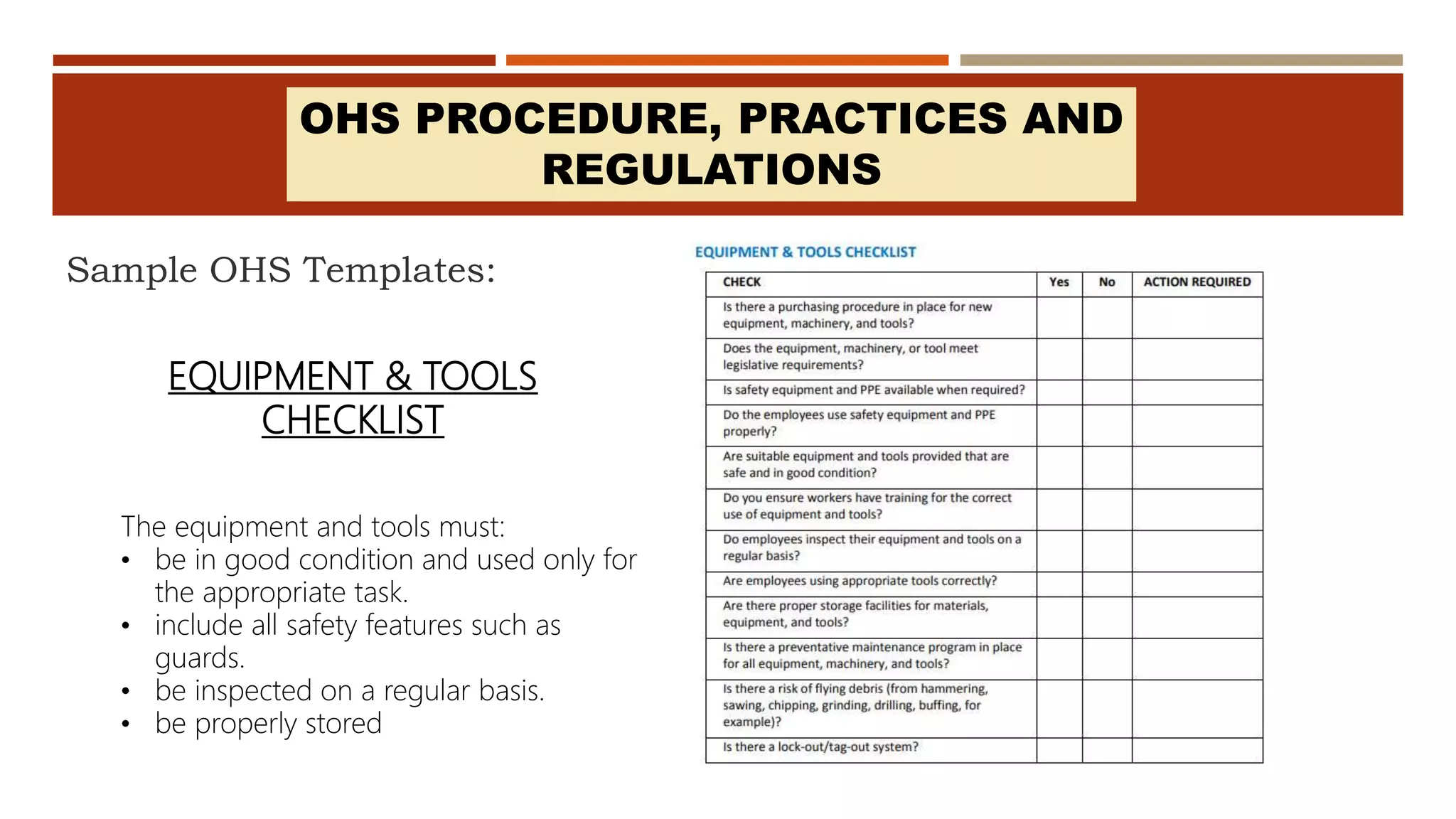 Lesson 7_Practice Occupational Health and Safety Procedures (LO3) | PPTX