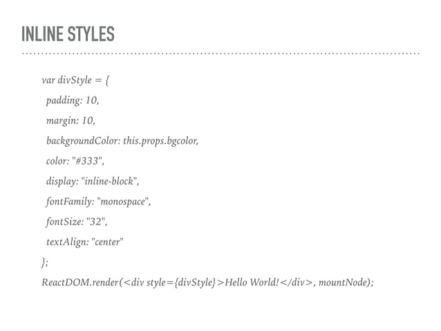 React JS and Redux | PPT