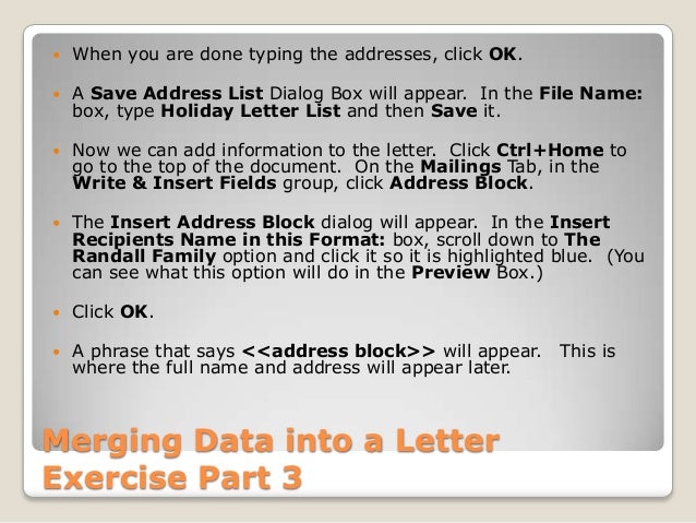 microsoft office exercise