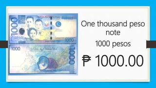 Philippine Money | PPTX