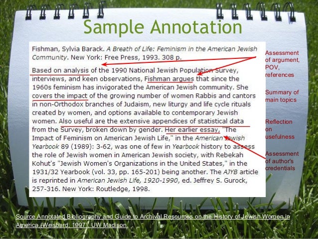 Buy original argument essay and annotated bibliography