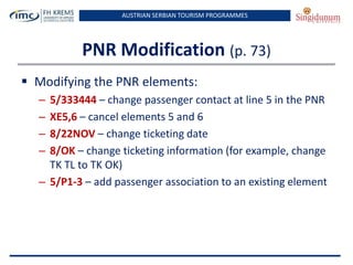 Pnr Easy Example Lesson 8 Basic PNR | PPTX