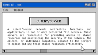 Computer Server Css SHS CSS TOPIC: NETWORK OPERATING SYSTEMS | PDF