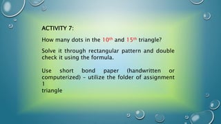Lesson 8 triangular numbers | PPTX