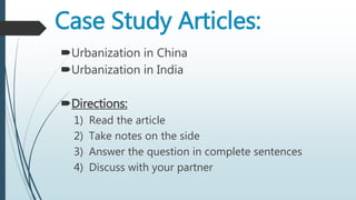 Lesson 8 - Urbanization* | PPTX