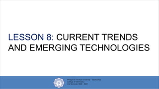 Current Trends and Emerging Technologies in Information Technology for ...