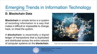 Current Trends and Emerging Technologies in Information Technology for ...