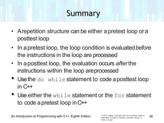 Lesson 8 more on repitition structure | PPT