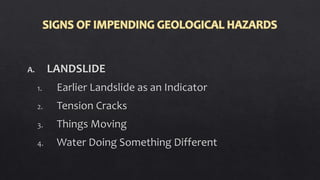 Other Geological Hazards