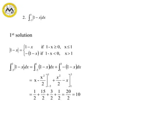 Lesson 8 the definite integrals | PPTX | Geography | Science