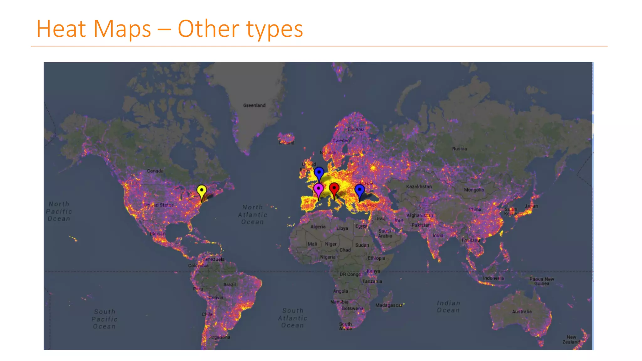 Heat Maps – Other types
 