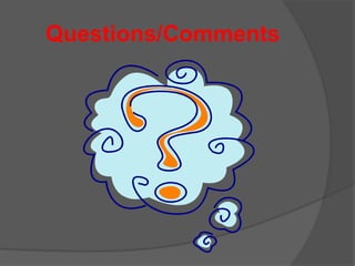 Questions/Comments
 