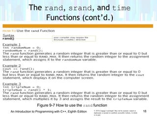 Lesson 9.1 value returning | PPT
