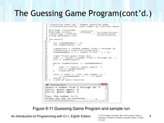 Lesson 9.2 guessing the game program | PPT